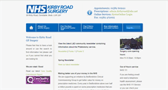 Desktop Screenshot of kirbyroadsurgery.co.uk